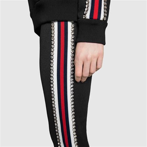 crystal leggings gucci|Pants & Shorts for Women .